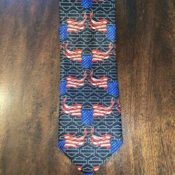 Ralph Marlin Other - Harley Davidson Tie Banner of Pride 2001
